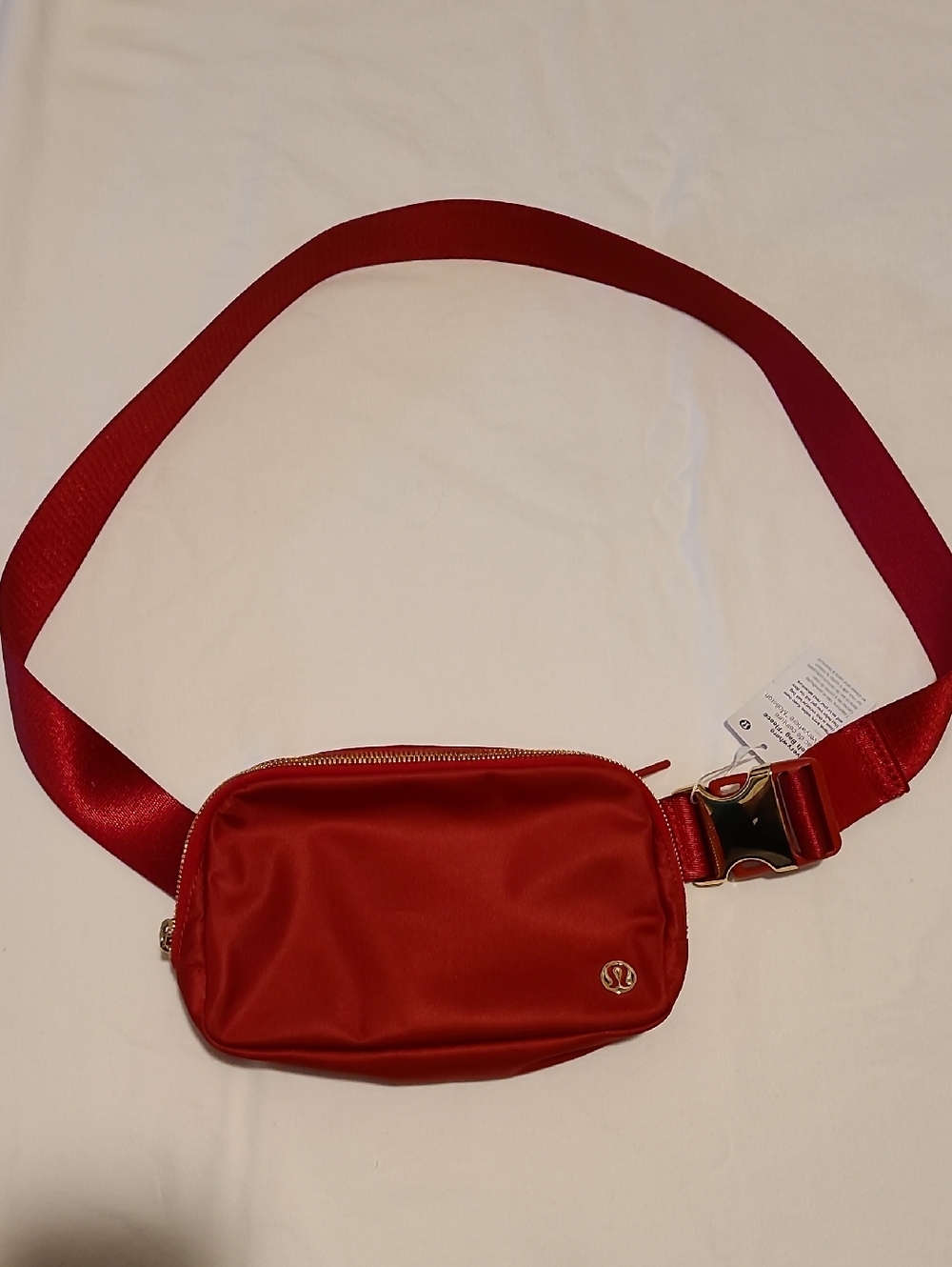Lululemon Everywhere Belt Bag, Red And Gold, Fanny Waist Pack Bag